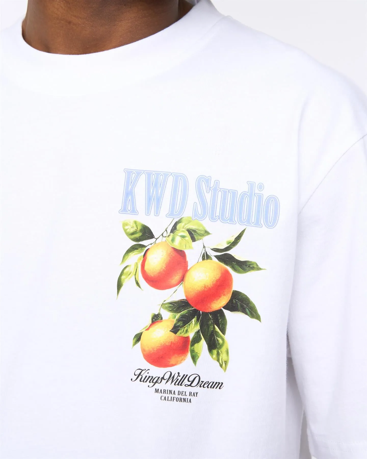 Citrus Oversized T-Shirt White sold by Kings Will Dream product image thumbnail 5