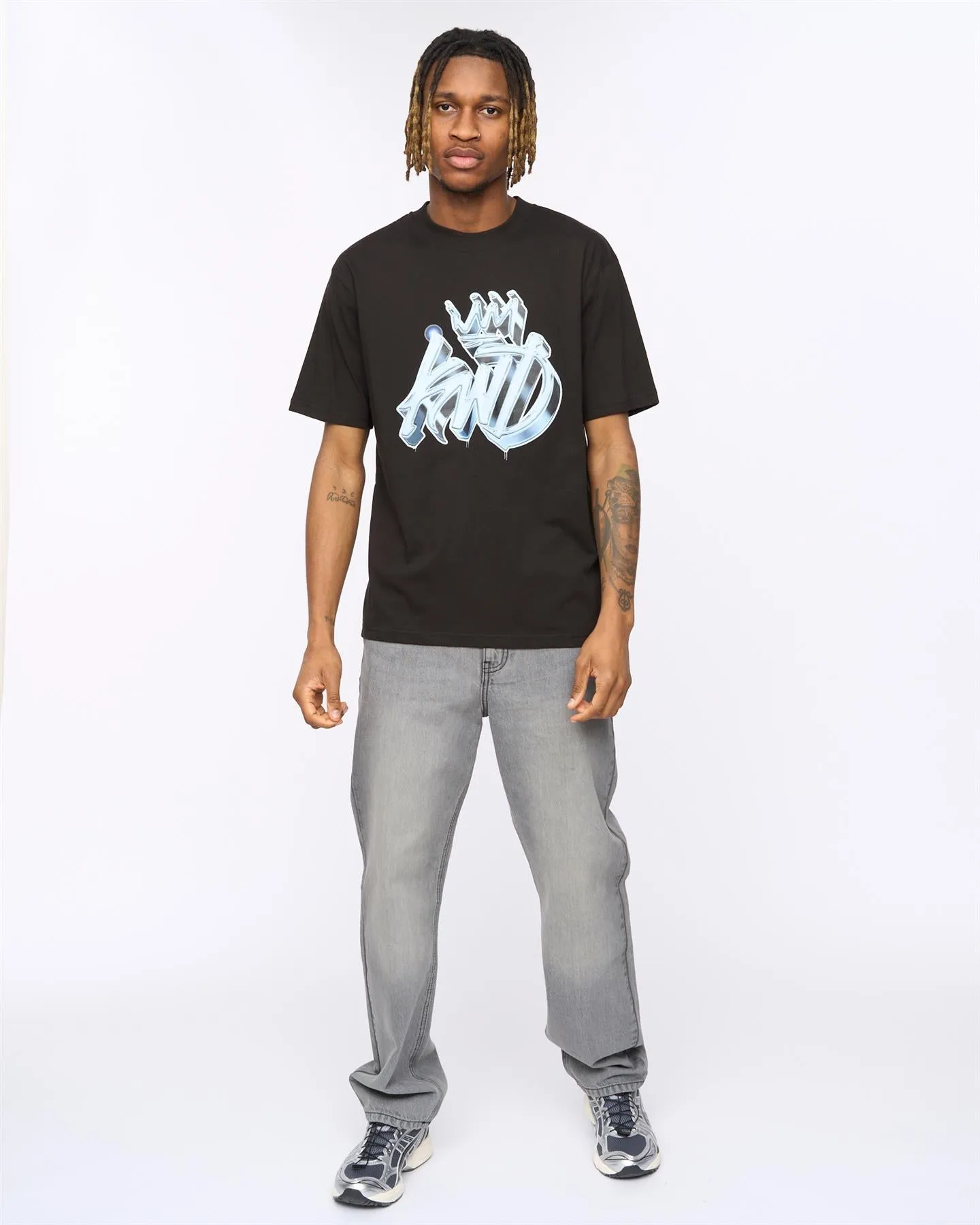 Dimenshed T-Shirt Black sold by Kings Will Dream product image thumbnail 3