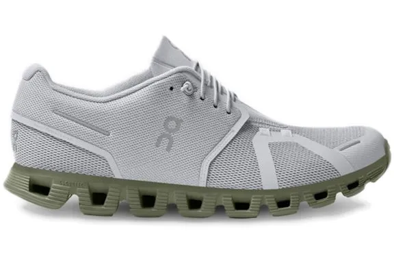 On Running Cloud 5 Glacier Grey Reseda Green sold by Addict Sneakers
