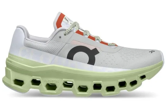 On Running Cloudmonster Glacier Grey Meadow Green (Women's) sold by Addict Sneakers