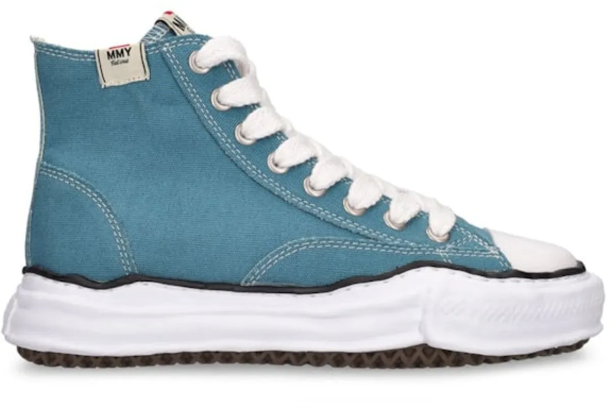 Maison Mihara Yasuhiro Peterson High Top Blue Canvas (Women's) sold by Addict Sneakers