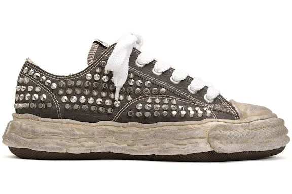 Maison Mihara Yasuhiro Peterson 23 OG Sole Studded Canvas Low Grey sold by Addict Sneakers