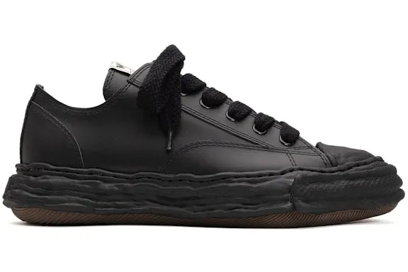 Maison Mihara Yasuhiro Peterson 23 OG Sole Leather Low Black Black sold by Addict Sneakers