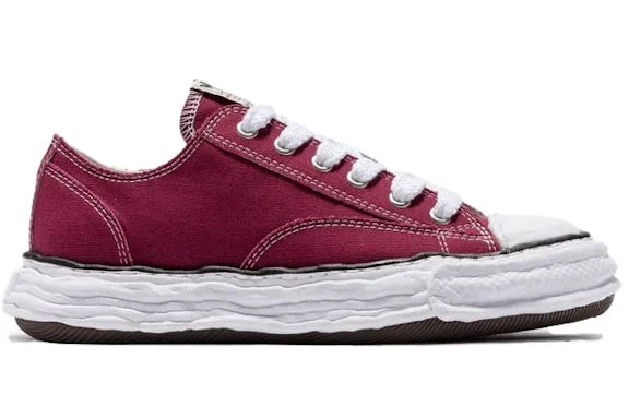 Maison Mihara Yasuhiro Peterson 23 OG Sole Canvas Low Bordeaux sold by Addict Sneakers