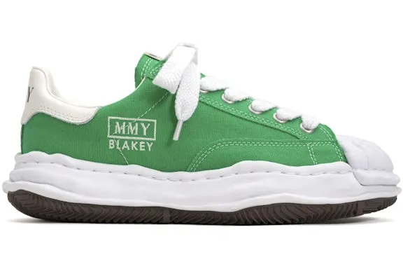 Maison Mihara Yasuhiro Blakey OG Sole Canvas Low Green sold by Addict Sneakers