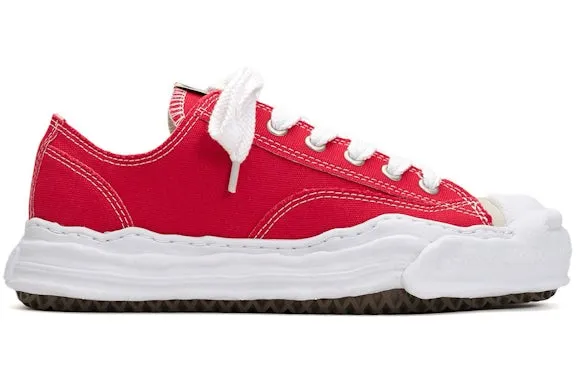 Maison Mihara Yasuhiro Hank OG Sole Canvas Low Red sold by Addict Sneakers