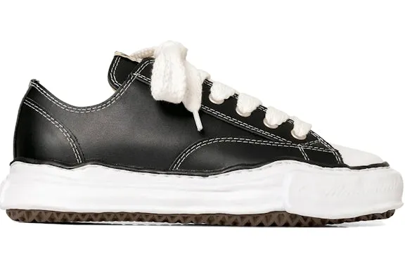 Maison Mihara Yasuhiro Peterson OG Sole Leather Low Black sold by Addict Sneakers