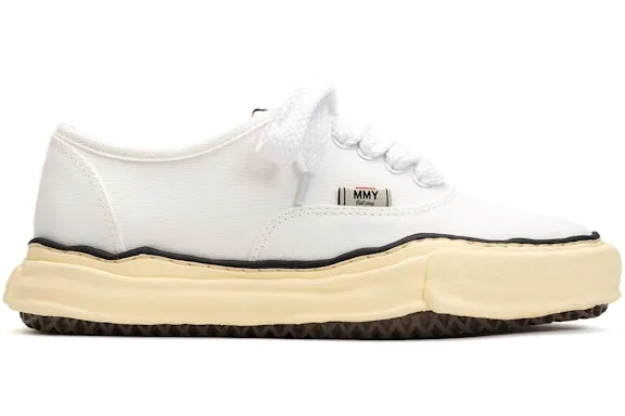 Maison Mihara Yasuhiro Baker Vintage-Like OG Sole Canvas Low White sold by Addict Sneakers