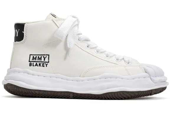 Maison Mihara Yasuhiro Blakey OG Sole Canvas High White sold by Addict Sneakers