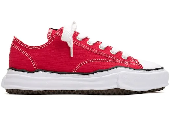 Maison Mihara Yasuhiro Peterson OG Sole Canvas Low Red sold by Addict Sneakers