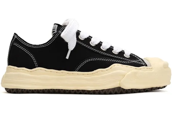 Maison Mihara Yasuhiro Hank Vintage Sole Canvas Low Black sold by Addict Sneakers