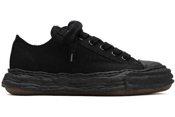 Maison Mihara Yasuhiro Peterson 23 OG Sole Canvas Low Black Black sold by Addict Sneakers