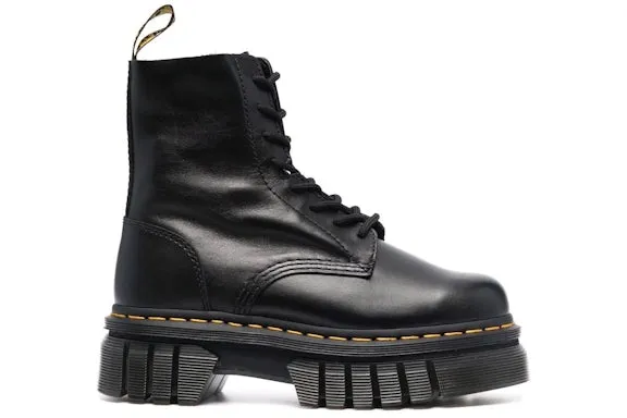 Dr. Martens Audrick Leather Platform Boot Black Nappa Lux (Women's) sold by Addict Sneakers