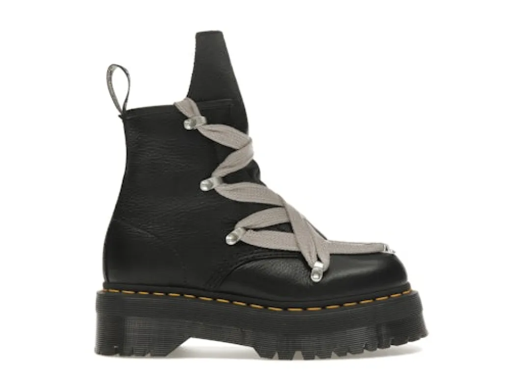 Dr. Martens 1460 Quad Leather Sole Pentagram Jumbo Lace Boot Rick Owens Black (Women's) sold by Addict Sneakers
