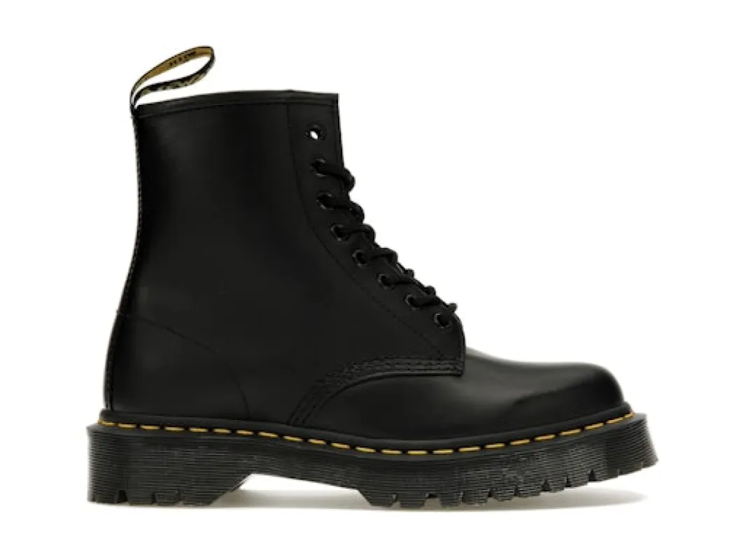 Dr. Martens 1460 Bex Smooth Leather Boot Black Vintage Smooth sold by Addict Sneakers