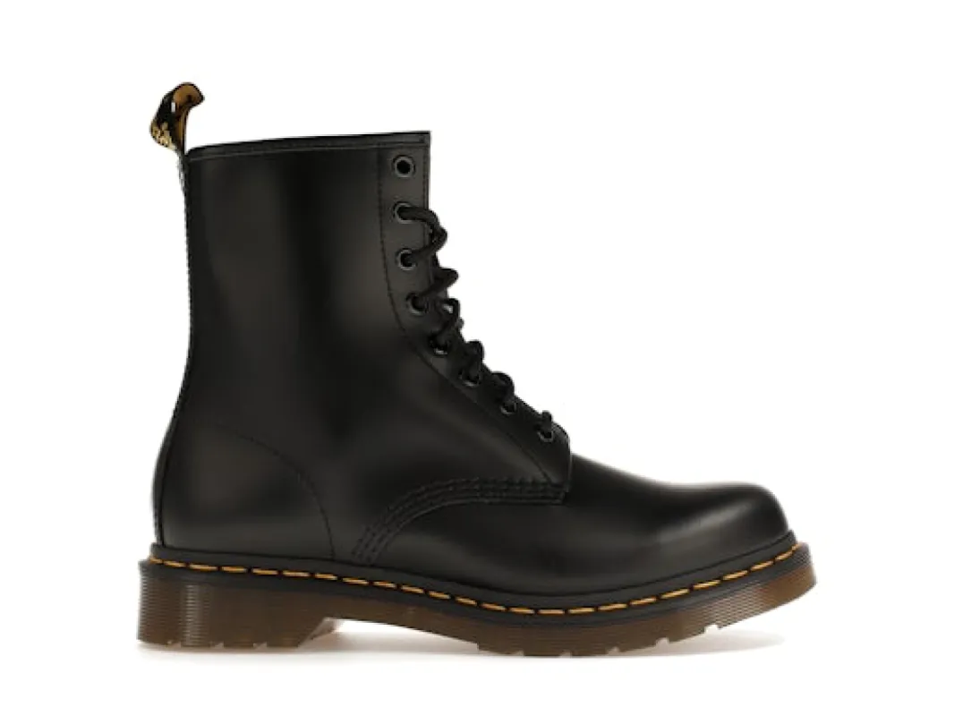 Dr. Martens 1460 Smooth Leather Lace Up Boot Black (Women's) sold by Addict Sneakers