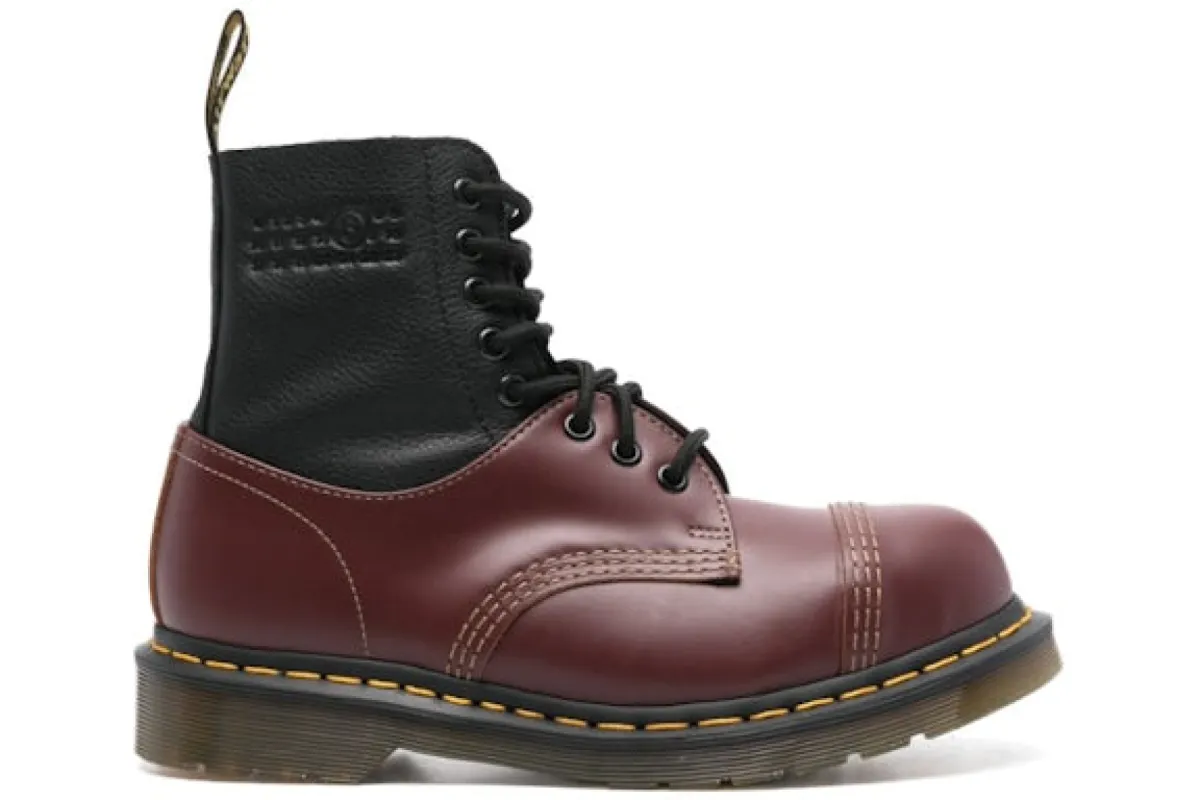 Dr Marten Maison Margiela Ankle Bootx Oxblood Black (Women's) sold by Addict Sneakers
