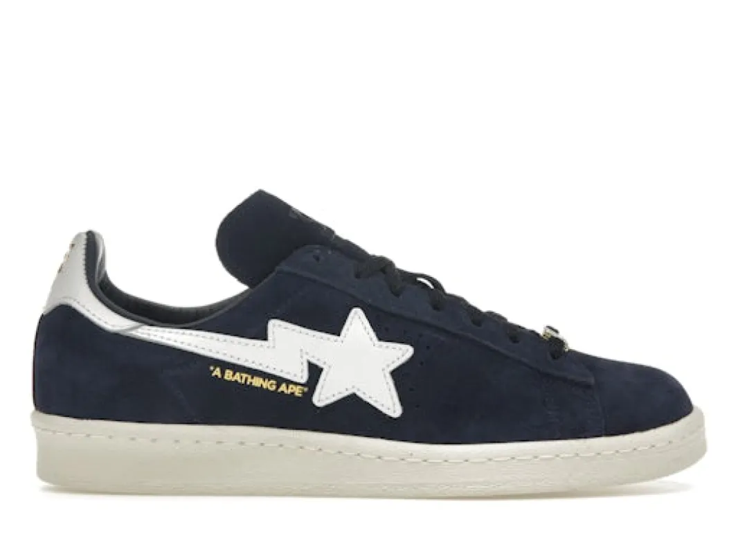 adidas Campus 80 s Bape Collegiate Navy sold by Addict Sneakers