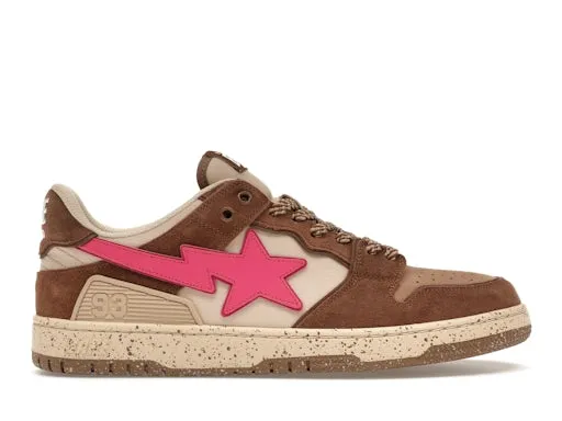 A Bathing Ape Bape SK 8 Sta#6 Brown Pink sold by Addict Sneakers