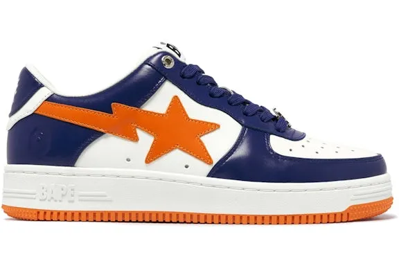 A Bathing Ape Bape Sta#3 M 2 White Blue Orange sold by Addict Sneakers
