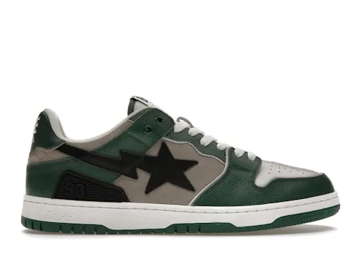 A Bathing Ape Bape SK 8 Sta Green Grey sold by Addict Sneakers