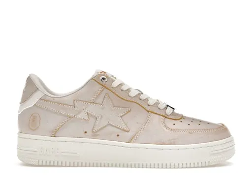 A Bathing Ape Bape Sta Wear Away Paint Beige sold by Addict Sneakers