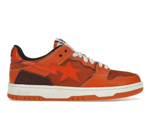 A Bathing Ape Bape SK 8 Sta Orange Brown sold by Addict Sneakers