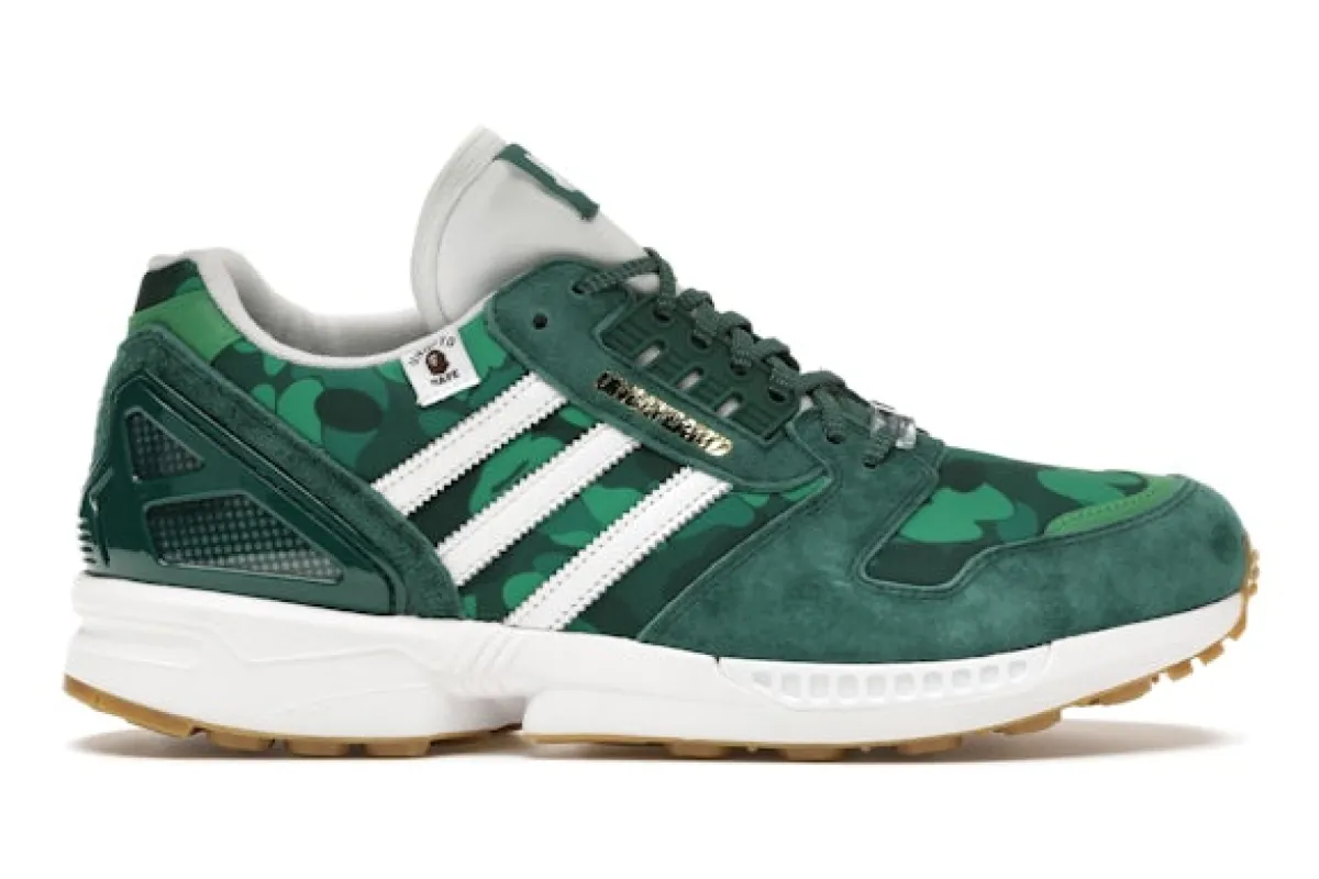 adidas ZX 8000 Bape Undefeated Green sold by Addict Sneakers