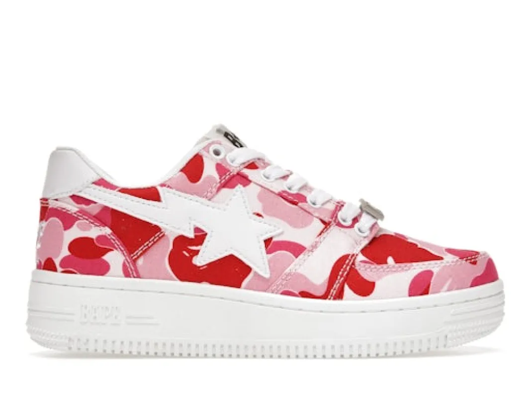 A Bathing Ape Bape Sta Low ABC Camo 20 th Anniversary Pink sold by Addict Sneakers