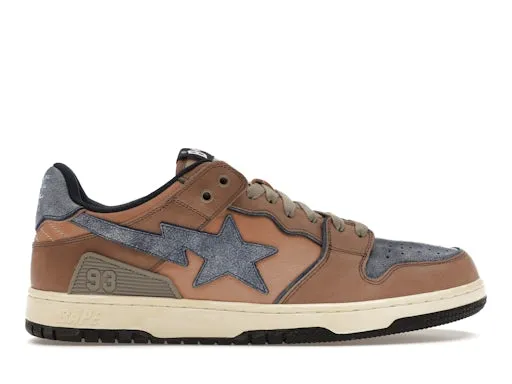 A Bathing Ape Bape SK 8 Sta Vintage Beige Indigo sold by Addict Sneakers