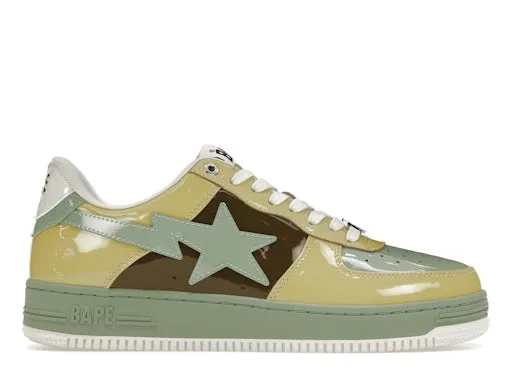 A Bathing Ape Bape Sta Nostalgic Yellow Green sold by Addict Sneakers