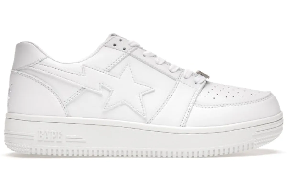 A Bathing Ape Bape Sta Low M 2 White Leather (2020) sold by Addict Sneakers
