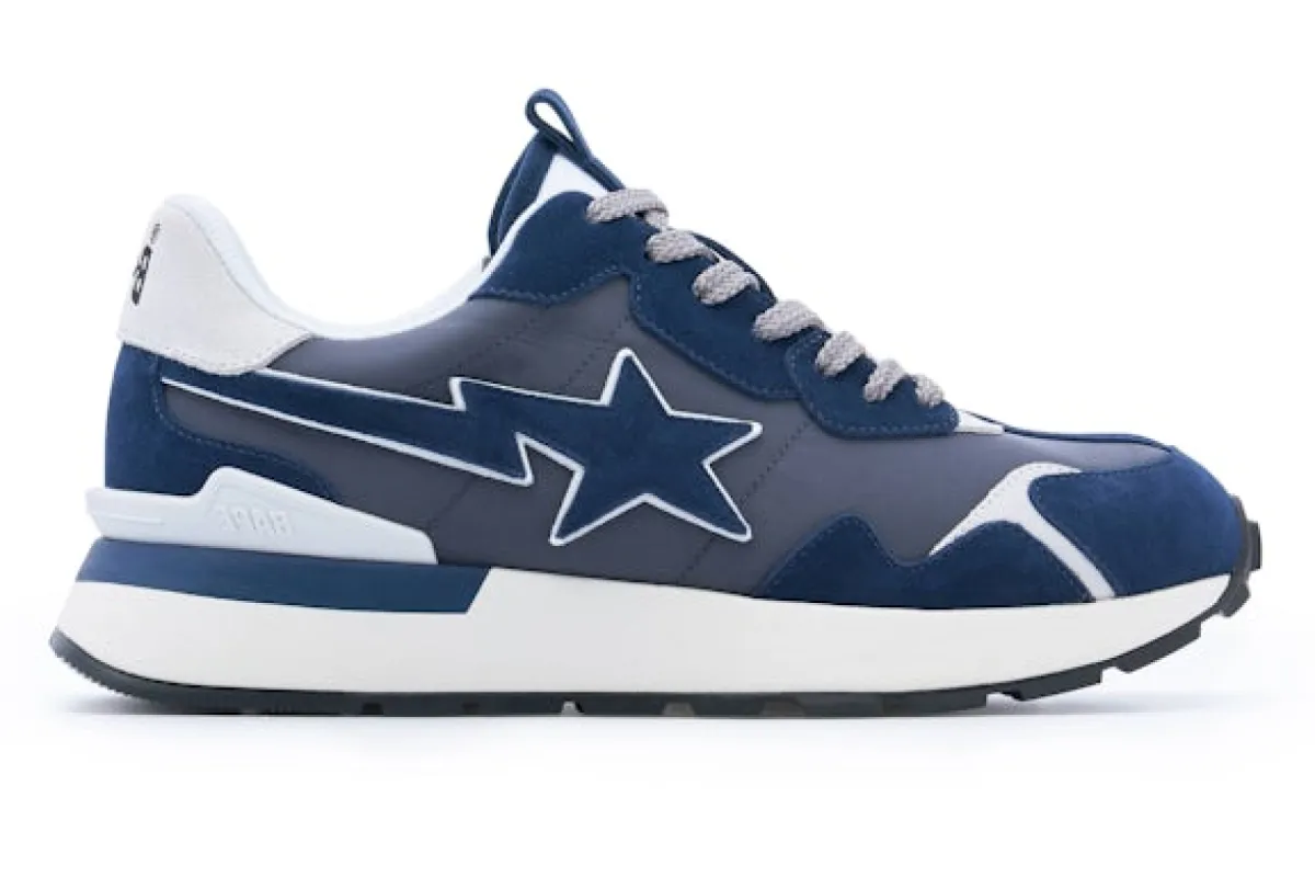 A Bathing Ape Roadsta Express Navy sold by Addict Sneakers