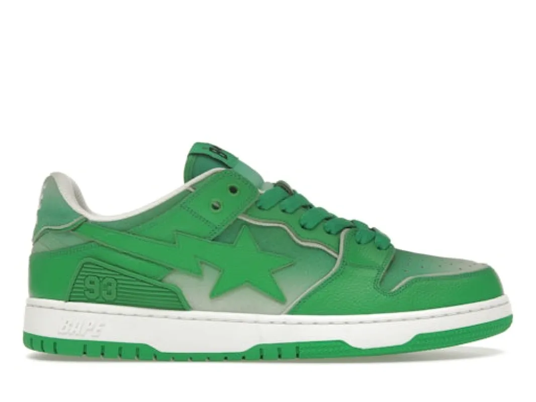 A Bathing Ape Sk 8 Sta#4 Green sold by Addict Sneakers