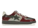 A Bathing Ape Bape Sta Nostalgic Burgundy Grey sold by Addict Sneakers