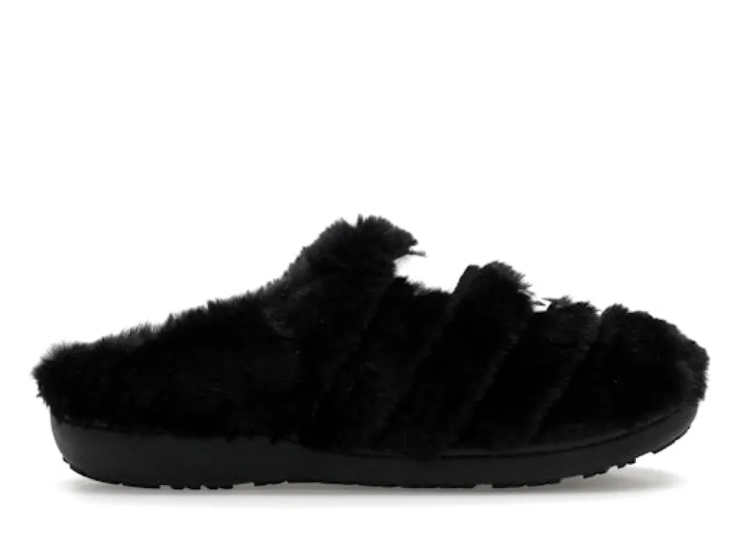 A Bathing Ape Ape Head Puffer Sandals Subu Black sold by Addict Sneakers