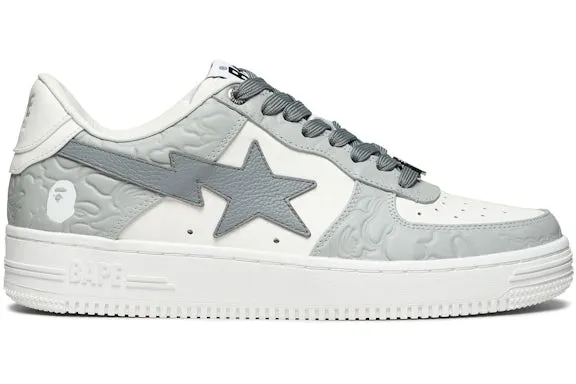 A Bathing Ape Bape Sta#4 Line Camo White Grey sold by Addict Sneakers
