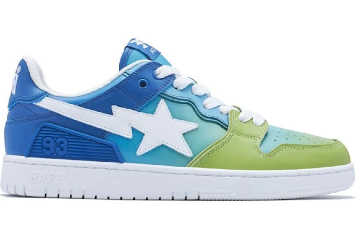 A Bathing Ape Bape SK 8 Sta Blue Gradient sold by Addict Sneakers