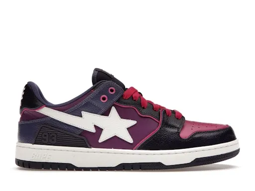 A Bathing Ape Bape SK 8 Sta Purple White sold by Addict Sneakers