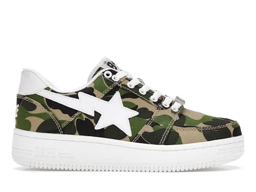 A Bathing Ape Bape Sta Low ABC Camo 20 th Anniversary Green sold by Addict Sneakers