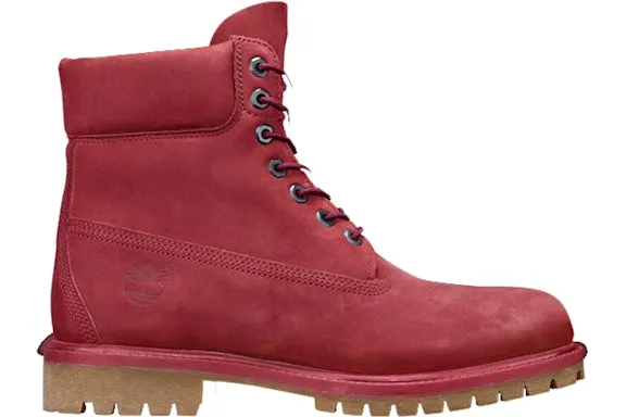 Timberland 6" Boot Pomegranate Burgundy Nubuck sold by Addict Sneakers