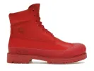 Timberland 6" Boot Premium Bee Line Rubber Toe WP Red Nubuck sold by Addict Sneakers