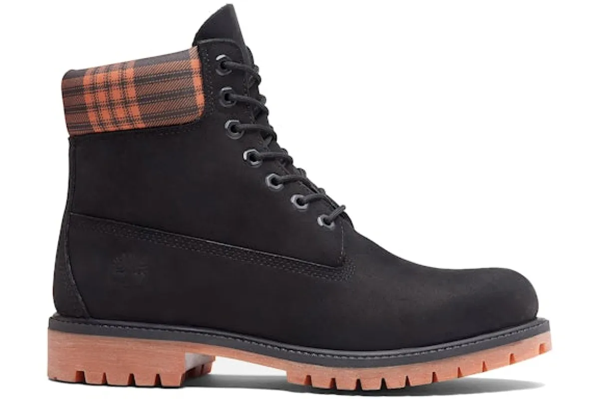 Timberland 6" Heritage Waterproof Boot Black Plaid sold by Addict Sneakers