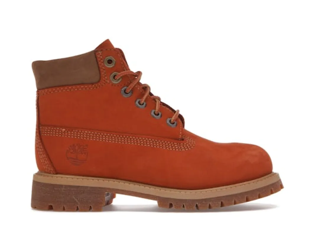Timberland 6" Premium Boot Burnt Orange (PS) made by Timberland