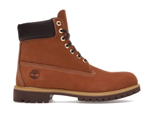 Timberland 6" Premium Waterproof Boot Rust Nubuck sold by Addict Sneakers