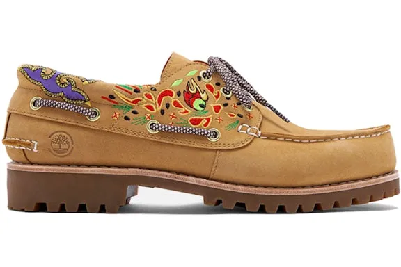 Timberland 3-Eye Classic Lug Handsewn Boat Shoe CLOT Wheat sold by Addict Sneakers