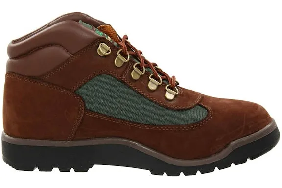 Timberland Field Boot Mid Lace Up Dark Brown (GS) sold by Addict Sneakers