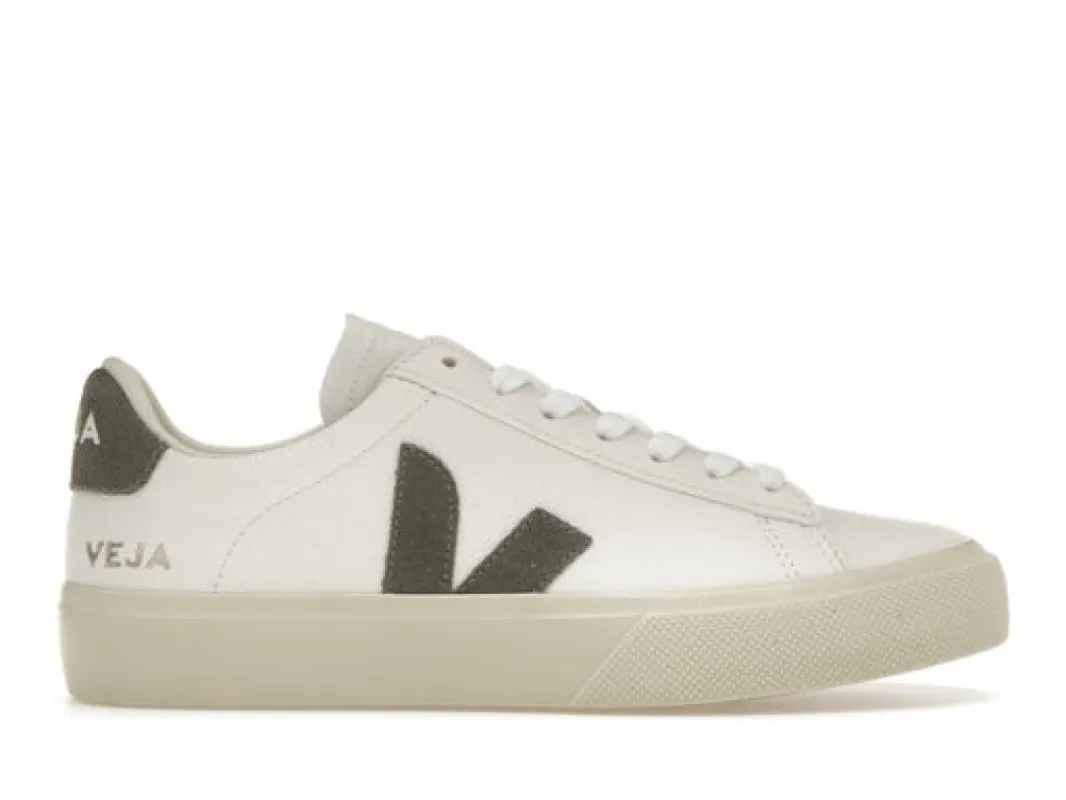 Veja Campo Low Chromefree Leather White Kaki sold by Addict Sneakers