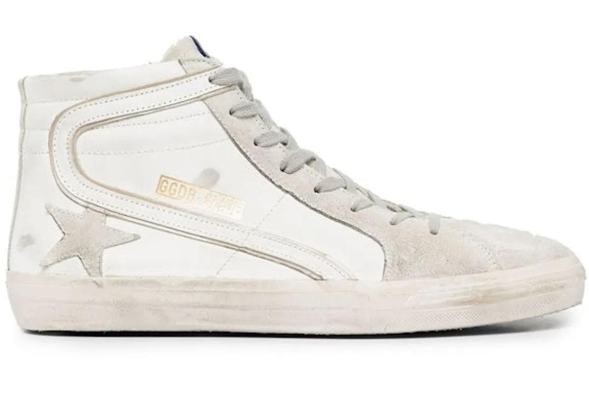 Golden Goose Slide White White sold by Addict Sneakers