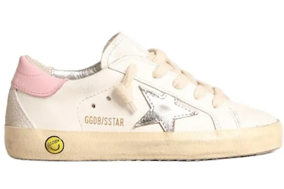Golden Goose Super-Star White Silver Pink (Young) sold by Addict Sneakers
